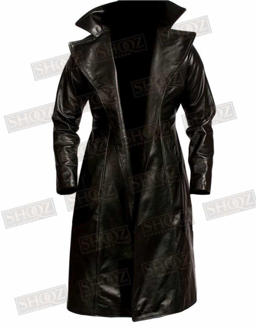 The Crow Eric Draven Steampunk Gothic Leather Trench Coat